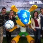 In Curitiba at fifa fan fest with friends