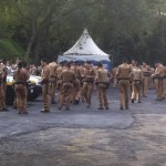 Some of the thousands of police on hand to make sure this World Cup goes smoothly