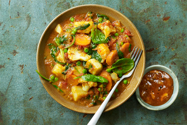 A hearty Vegetable Curry for Saturday Supper